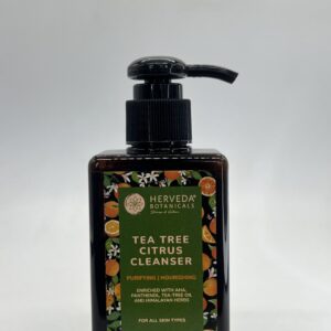 Tea tree citrus cleanser, enriched with glycolic acid