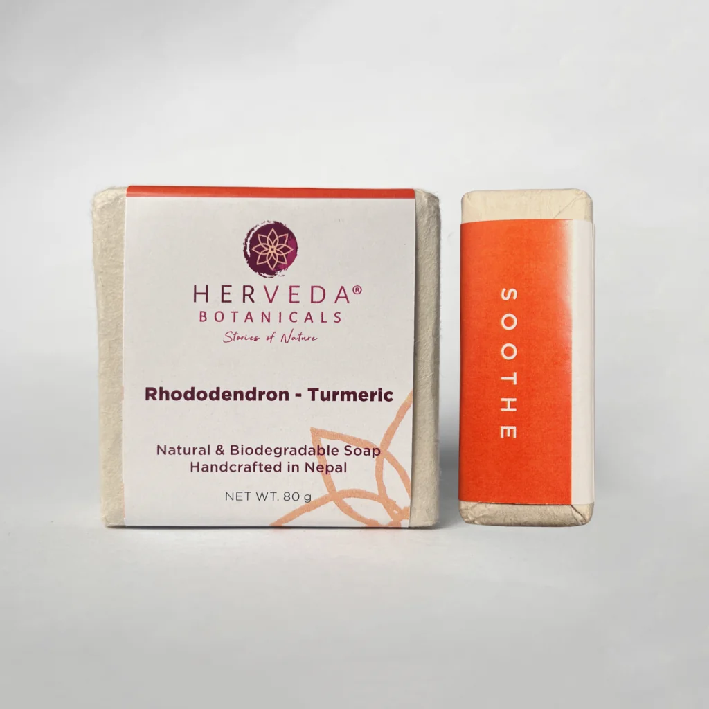 Rhododendron-Turmeric Soap